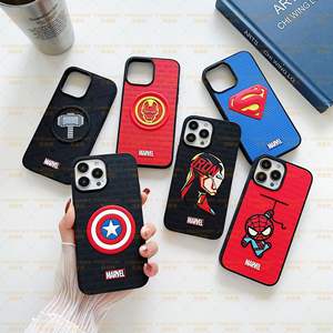 Coque de téléphone en silicone 3D style Spiderman pour iPhone 13 14 15 16 17 Pro Max, coque de téléphone antichoc Iron Man - Product Image 6