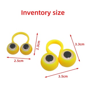 Marionnettes doigt globe oculaire anneaux oeil doigt marionnette oeil sur anneaux Googly globe oculaire anneau fête faveur jouets pour enfants Pâques seau Stuffers - Product Image 4