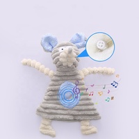 Jouets pour chiens en peluche douce et écologique, personnalisés, mignons, accessoires pour animaux de compagnie, jouets à mâcher qui couinent, durables, interactifs, jouets pour chiens d'intérieur