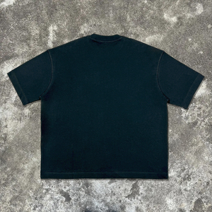 T-shirts courts amples en coton épais à col rond noirs pour hommes – Qualité supérieure – Idéaux pour l'été et le streetwear - Product Image 2