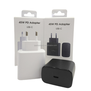 Adaptador de viaje de carga súper rápida de 45W, cargador rápido USB C para Samsung S22 ultra S22 note20 10 10 + S20 Plus S20 - Product Image 1