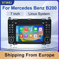 STWEI 7" para Mercedes Benz B200 W245 W169 W639, reproductores multimedia inalámbricos para coche con Carplay y Android AUTO, radio, música Bluetooth