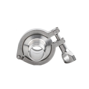 Sanitary <b>Quick</b> Connect Threaded Fittings 304 Stainless Steel Internal External Pipe <b>Clamp</b> 1 Inch - Product Image 1