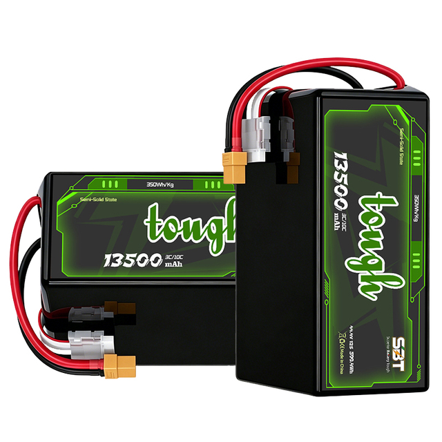Self-Developed Stability 12S 44.4V 13500mAh 13.5Ah 5C High Density 350Wh/Kg Solid State Battery for Industrial Delivery Drones