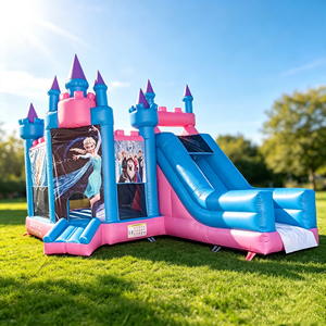 Castillo Inflable de PVC de 0.55mm con Tobogán, Certificado CE EN14960, Casa de Brinco Inflable para Parques Infantiles Comerciales - Product Image 6