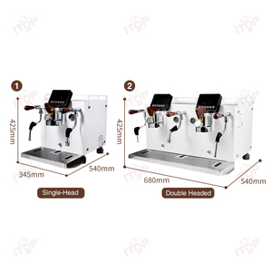 Máquina de Café Espresso Comercial Semiautomática con Bomba Rotativa de 9 Bares, Doble Caldera, Profesional, Italiana - Product Image 6