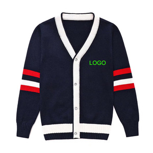 El fabricante proporciona cárdigan escolar con letras personalizado informal de manga larga de punto para <span class=keywords><strong>hombre</strong></span> de otoño e <span class=keywords><strong>invierno</strong></span> personalizado - Product Image 1