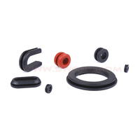Grommet en silicone moulé par compression de forme personnalisée
