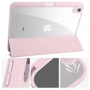 Avec porte-stylo Trifold Acrylique Transparent Back Hard Cover pour <span class=keywords><strong>IPad</strong></span> 10th Gen Case pour Case <span class=keywords><strong>IPad</strong></span> 10.2 <span class=keywords><strong>9</strong></span>.7 <span class=keywords><strong>Pro</strong></span> 11 <span class=keywords><strong>IPad</strong></span> 10 <span class=keywords><strong>9</strong></span> 8 7 6 Case - Product Image 4