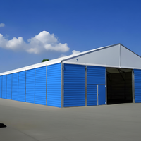 Bâtiment d'entrepôt préfabriqué modulaire en acier, structure à poutres en I, taille 40x60, garantie de plus de 5 ans, design moderne, abri de garage, stationnement de voitures