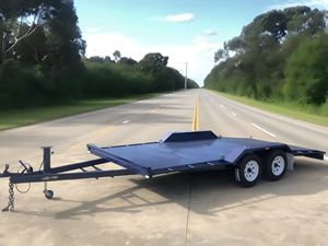 Небольшой автомобильный буксирный тележка, буксировочный прицеп, 750 кг, стальной Алюминиевый автомобильный транспортный тягач, полуприцеп, прицепы - Product Image 2