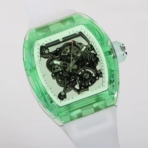 Montre-bracelet automatique mécanique de sport pour homme, édition limitée personnalisée, boîtier en saphir de luxe de haute qualité, creuse, étanche et lumineuse - Product Image 3