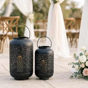 Wholesale Elegant <b>Black</b> <b>Metal</b> Votive <b>Candle</b> <b>Holders</b> for Home and Wedding Events Decoration - Product Image 1