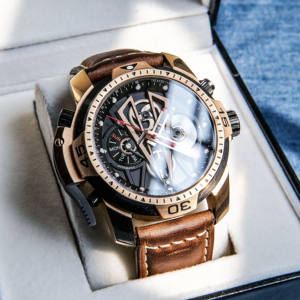 Reloj Reef Tiger, Marca de Lujo, Deportivo, Automático, de Acero Inoxidable, para Hombre, Casual, de Moda, Mecánico, de Cuero, Resistente al Agua, Modelo RGA3591 - Product Image 2