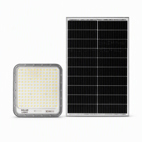 Lampadaire solaire en aluminium moulé sous pression, extérieur, étanche IP65, batterie 3.2V 15AH, panneau mono 6V 20W, câble 4M, 3000-6500K, IP65