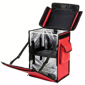 Insulated Food Delivery <b>Backpack</b> Leak-Proof Thermal Pizza Delivery Bag Reusable <b>Cooler</b> Bag Cold Warmer Insulated Bag - Product Image 5
