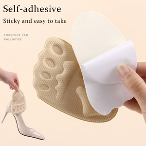 Coussinets d'avant-pied pour femmes à talons hauts, demi-semelles pour chaussures, soulagement de la douleur de la fasciite plantaire, soin confortable des pieds, coussinets de massage pour les orteils - Product Image 2