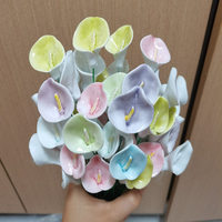 Mini Fleur Artificielle Florale en Forme de Fer à Cheval pour Célébration de Remise des Diplômes, Bouquet de Fleurs Éternelles en Porcelaine, Décoration d'Intérieur, Cadeau Souvenir