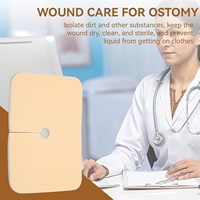Pansement de trachéotomie en silicone de qualité médicale imperméable, coussinet de trachéotomie en mousse réutilisable, couvre-tube G pour le cou, pour soins post-chirurgicaux des adultes