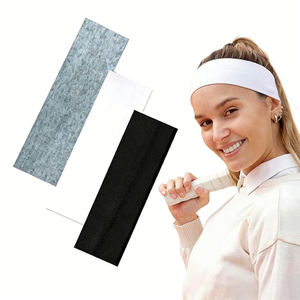 Bandeaux de sport élastiques à motif léopard, bandeaux en coton mélangé, bandeaux de sport anti-transpiration unisexes, bandeaux de course à pied, de yoga - Product Image 6