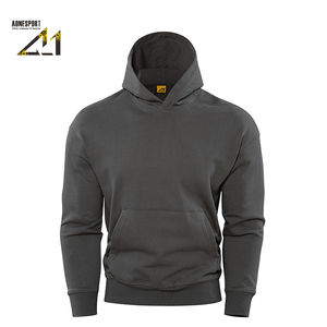 Private Label 530 GSM Super Schwerer Baumwoll-Hoodie mit Boxy Fit und Drop-Shoulder-Design, Streetwear Übergroßer Einfarbiger Pullover, Geringe Mindestbestellmenge - Product Image 1