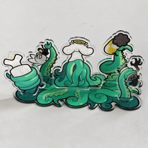 Design Wholesale Custom Printed Acrylic Standee Cartoon Keychain Transparent Plastic Hologram - Product Image 6