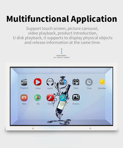 Layar <span class=keywords><strong>Display</strong></span> LCD transparan FHD 1920x1080, resolusi tinggi 32 inci untuk toko mewah - Product Image 4