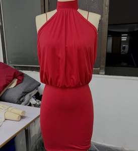 Abito Mini da Donna 2026 <span class=keywords><strong>FW</strong></span> a Silhouette Dritta in Tessuto Spandex/Poliestere, Eco-Friendly, Traspirante, Casual - Product Image 2