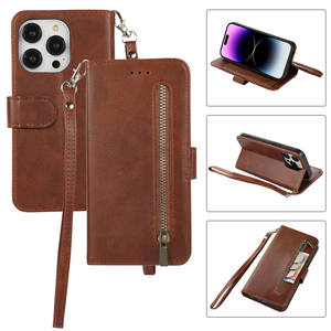 Funda de teléfono de cuero para <span class=keywords><strong>Nokia</strong></span> G42 G22 G60 G400 C300 C110 XR21 C22 C32 X30 5G, funda con tapa tipo billetera con tarjetero - Product Image 5
