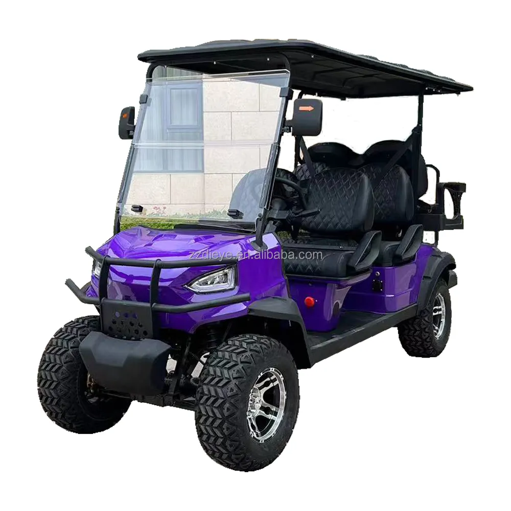 Buona qualità elettrica Club Car 6 posti veloce Mini Golf Cart elettr Golf Cart prezzo