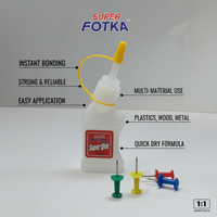 Vente directe d'usine, adhésif cyanoacrylate, écologique, forte adhérence pour le métal, le plastique, le travail du bois, l'emballage
