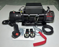 Nouveau treuil universel haute vitesse 12000 lb pour véhicules utilitaires sportifs tout-terrain avec corde synthétique 12V/24V certifié GS & CE