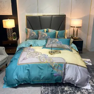 ユニバーサル洗濯機バランサ Suppliers-Sheets 100% Pure Bedding Home Cotton Sets Manufacturers China Latest King Size 4 Piece Bed Sheet Set 4個Luxury