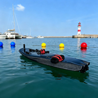 Planche de surf à moteur à réaction à injection de carburant en fibre de carbone - Haute puissance 65 km/h Certifiée CE Étanche et durable pour les eaux océaniques
