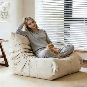 Nouvelle Arrivée - Fauteuil de relaxation individuel confortable en tissu avec éponge compressée, gain de place, idéal pour salon ou coin fenêtre - Product Image 4