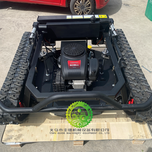 Cortacésped triturador de maleza al por mayor, cortacésped giratorio a gasolina para terrenos inclinados, cortacésped con batería de litio y control remoto en venta - Product Image 4
