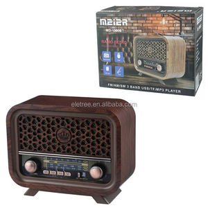 Eletree MD-1301BT Meier Retro bảng có thể sạc lại đài phát thanh BT Loa Radio Plug-in tường với núm xoay tuyệt vời cho nhà - Product Image 6