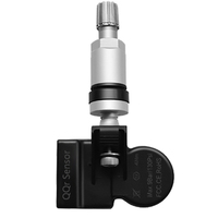Capteur TPMS universel QQr 2-en-1 programmable pour la pression des pneus, capteur de roue TPMS, couverture de tous les véhicules, remplacement OE 315mhz/433mhz