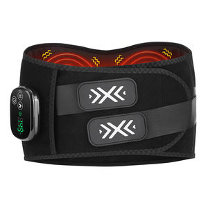 Fitease 2026 Neuester Dualmotor-Rückenmassagegürtel mit 5 Heizstufen, 3 Timer-Einstellungen und elastischer Rückenstütze zur Linderung von Schmerzen im unteren Rückenbereich - Product Image 1