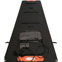 Panneau solaire pliable portable 400 Watts à 4 plaques ETFE, étanche, efficacité photoélectrique de 23,5 %, prend en charge OEM/ODM, diverses options