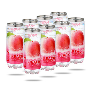 Bán buôn OEM 330ml Đào Hương vị đường-miễn phí mềm uống nước lấp lánh sever mẫu miễn phí - Product Image 3