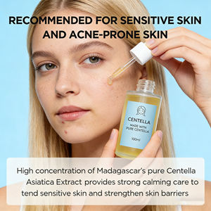 Sérum à la Centella Asiatica naturel, best-seller, anti-acné, réparateur, apaisant pour les peaux sensibles, étiquette privée disponible - Product Image 5