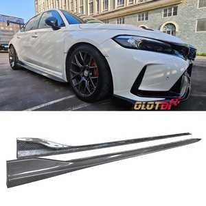 Divisor Delantero de Fibra de Carbono Estilo VRS, Alerón Inferior, Faldones Laterales para Civic 11TH FL5 Type R 2022-2023 - Product Image 2