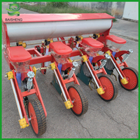 Semoir à maïs à grain unique à 3 rangs, Semoir de précision pour maïs en butte, Machine tout-en-un pour semis et fertilisation de précision du maïs sans labour