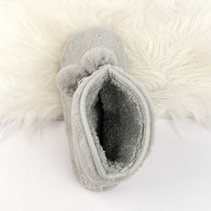 Suela exterior TPR impermeable antideslizante de tamaño personalizado invierno cálido para botines de felpa rosa para mujer - Product Image 3