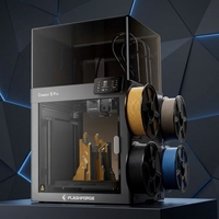 Impresora 3D FDM FlashForge Creator 5 Pro de 4 cabezales de impresión, multicolor, sin purga, de alta velocidad, de escritorio