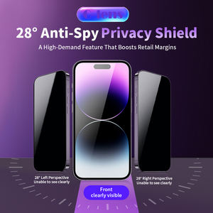 Protector <span class=keywords><strong>de</strong></span> Pantalla <span class=keywords><strong>de</strong></span> Privacidad para iPhone 17 16 Pro Max, Anti-Espía, <span class=keywords><strong>de</strong></span> Vidrio Templado, Sin Burbujas, con Bandeja <span class=keywords><strong>de</strong></span> Instalación, Elimina el Polvo, Gran Venta - Product Image 3