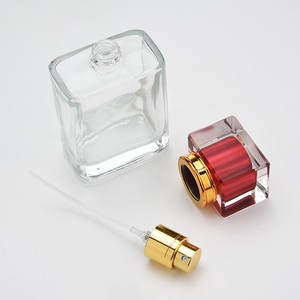 Chất lượng cao rỗng 50ml dày dưới chai thủy tinh bơm lại thủy tinh phun chai nước hoa với nhôm atomizers - Product Image 5