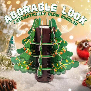 Machine à bulles automatique pour arbre de Noël, jouet à bulles DIY pour fête de Noël, pistolet à bulles - Product Image 2