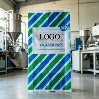 Sacs à valve industriels en EVA 25 kg, basse température de fusion, haute résistance à la traction, emballage à valve pour granulés plastiques